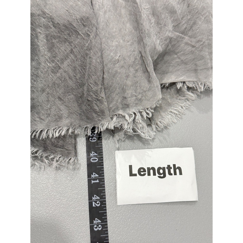 AMICI by Baci Skirt Womens L Gray Lagenlook Avant-Garde Deconstructed minimalist - Picture 10 of 12